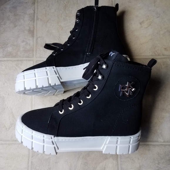 DKNY New Slip-on Combat Booties - Picture 8 of 12